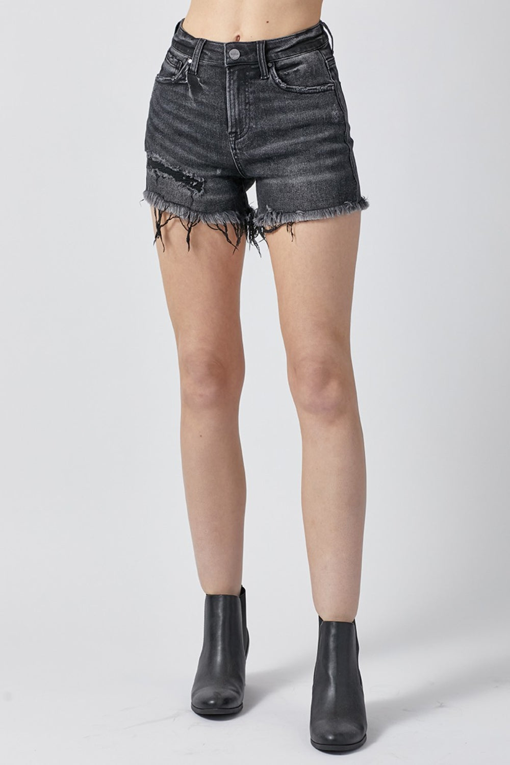 Denim Shorts with Pockets