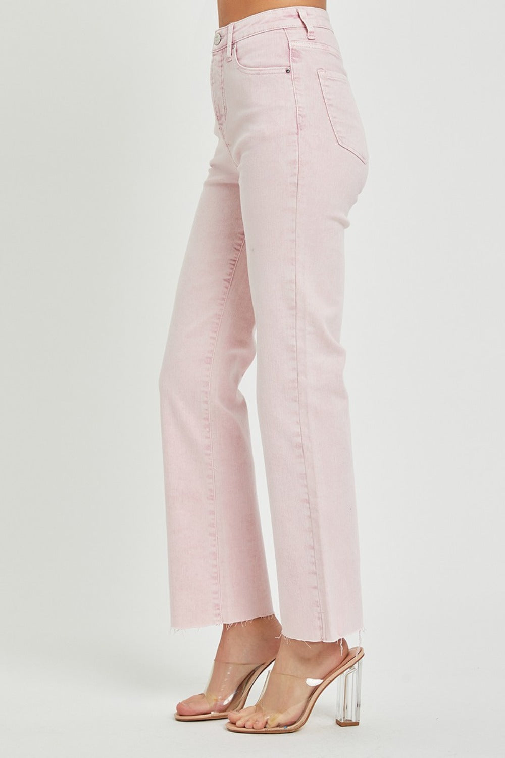 High Rise Straight Jeans